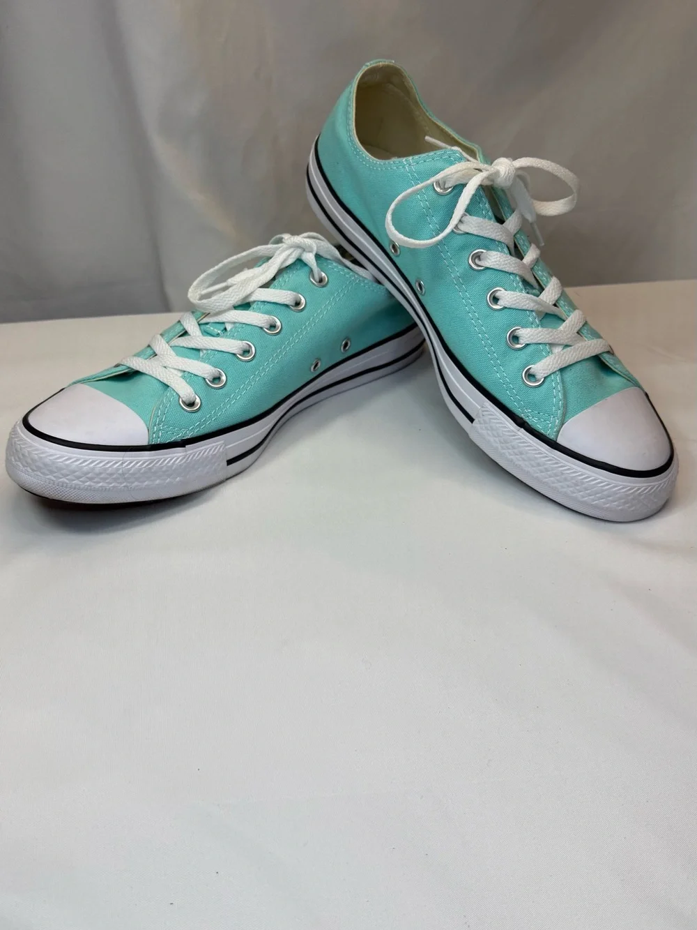 Converse CT All Star Low Top Aruba Blue Mens 8/Womens 10 Sneakers EUC/NWOT - Picture 4 of 13